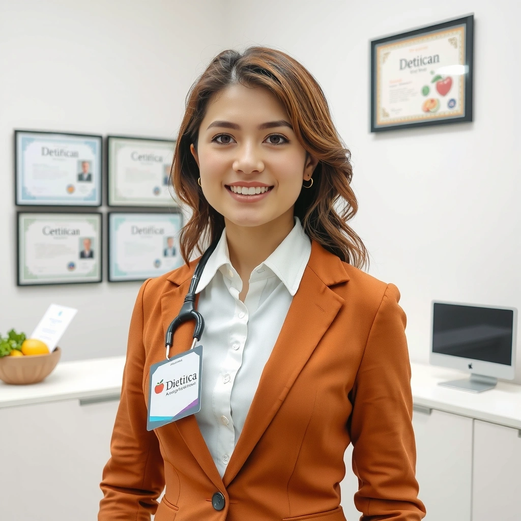 Profesjonalny dietetyk w gabinecie